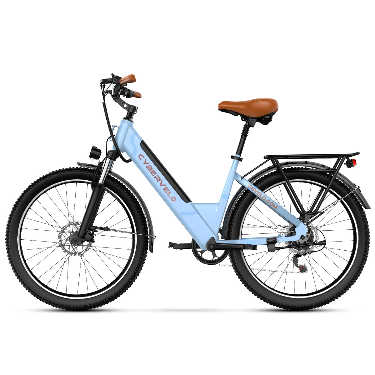 CBVELO Long Range Electric Commuter Bike With Removable Battery