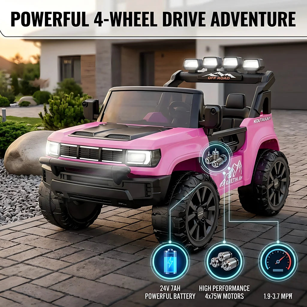 LIGIANT 24V Two Seater Ride On Truck All Terrain Car