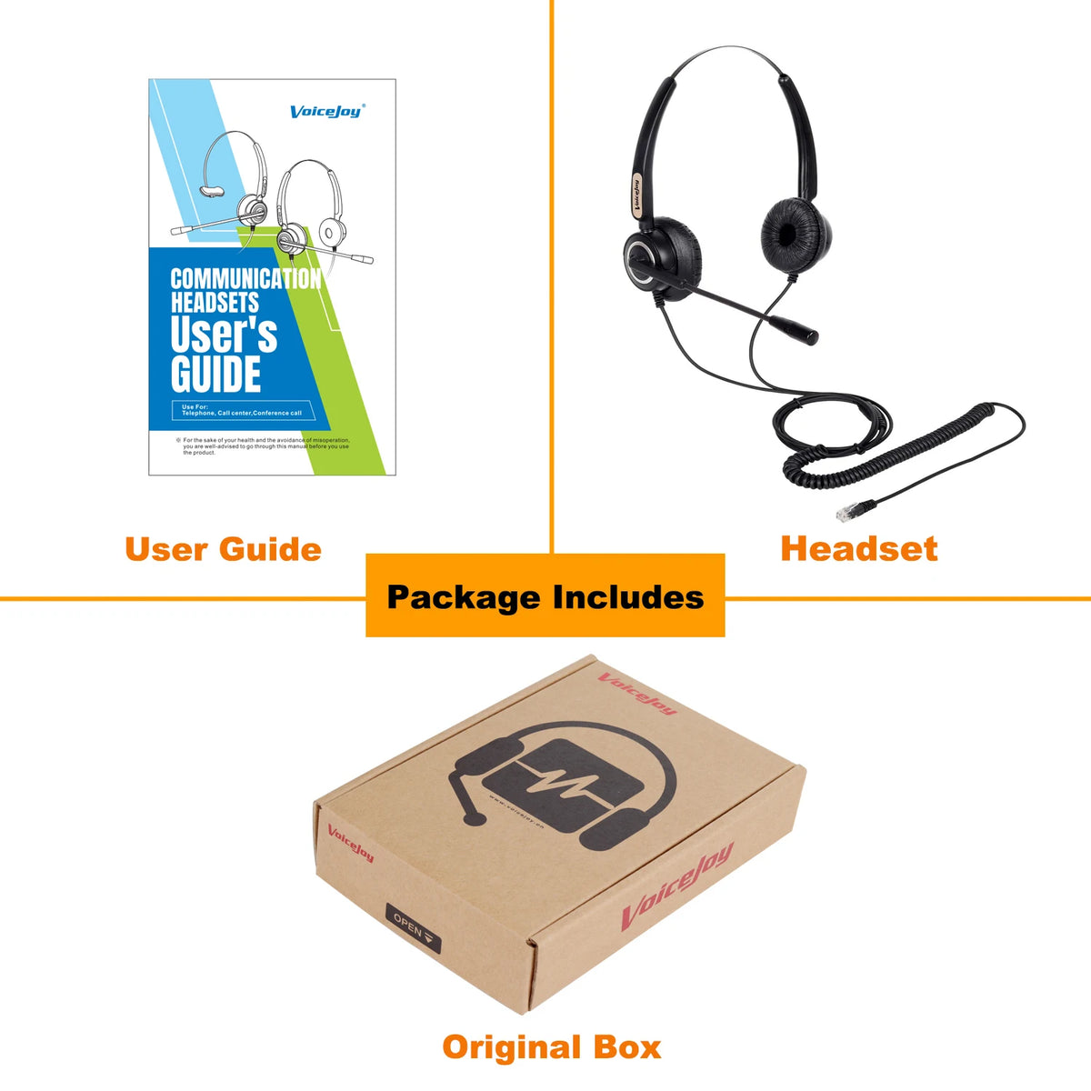 VoiceJoy RJ9 plug Headset office phone headset For ONLY CISCO IP telephone 794X 796X 99XX 8921 8941 8945 6911 6921 7945