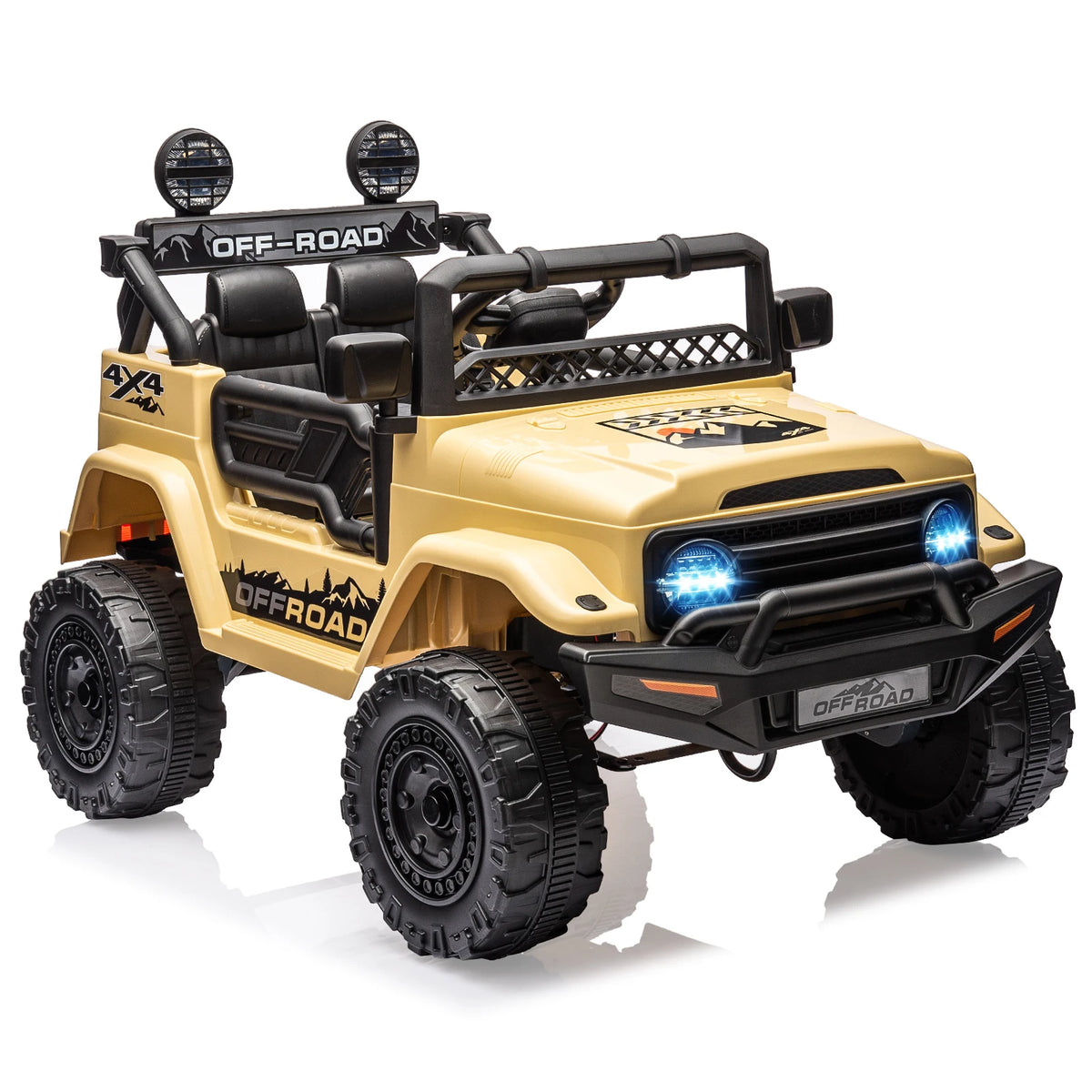 12V Kids Ride On Car Two-Seater With Remote Control