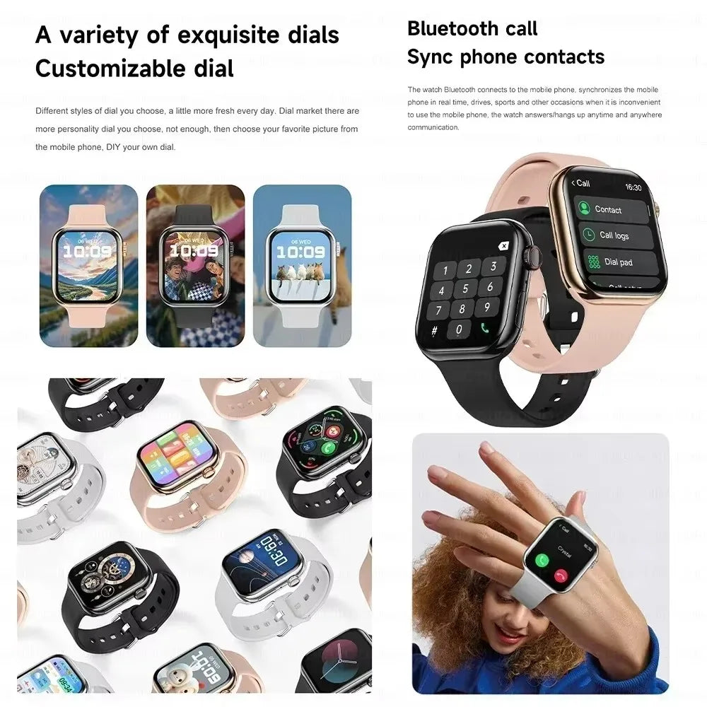 Waterproof Nfc Smartwatch With Bluetooth Calling And Heart Rate