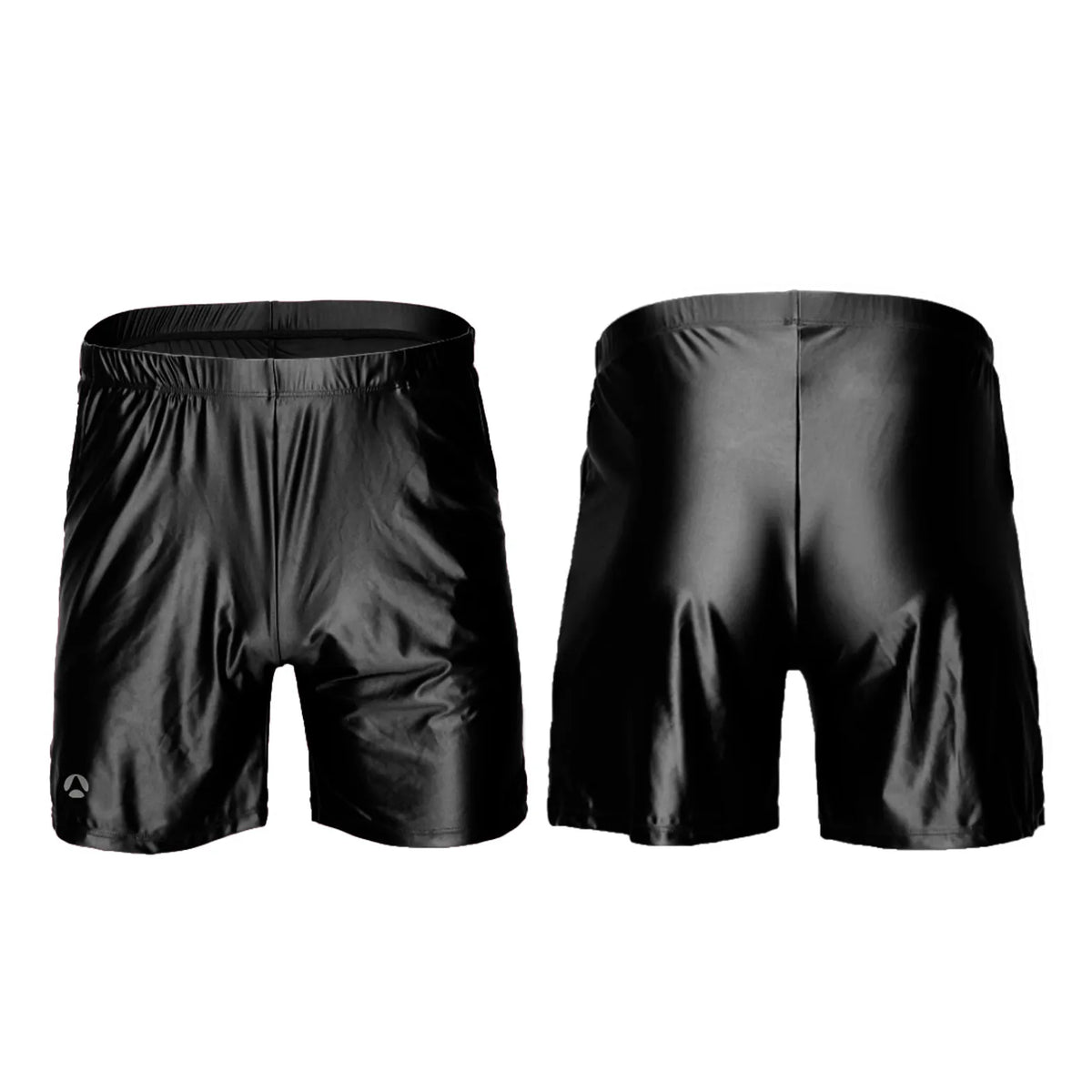 X Clock Nyoung Men Shiny Satin Swim Pants Comfortable Activewear