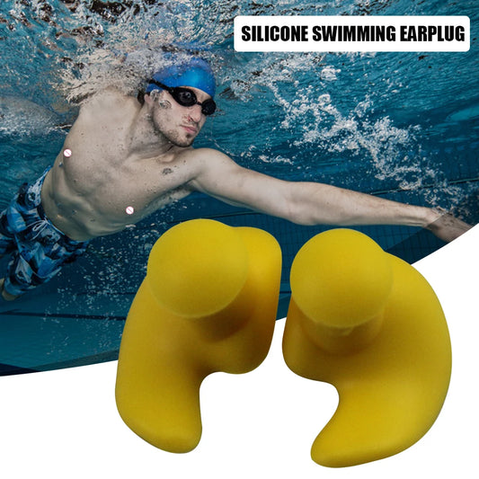 Swimming Ear Plug Ear Protection Earplugs Waterproof Silicone Anti-Noise Earplugs Noise Reduction Soft for Swimming Showering