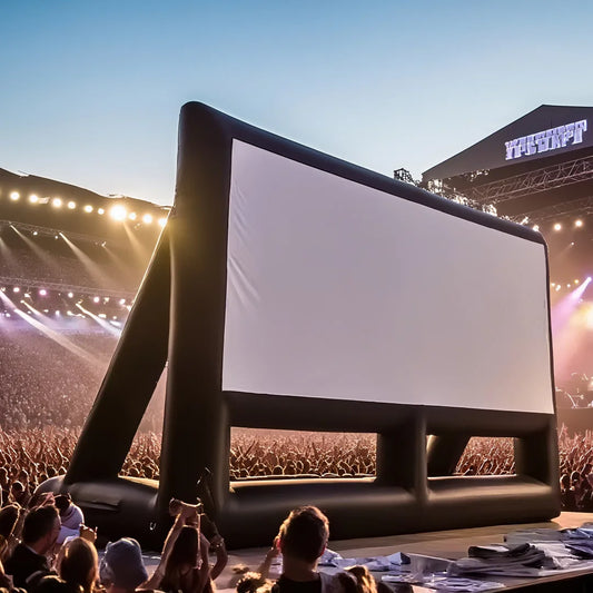 Giant Inflatable Movie Screen For Outdoor Backyard Cinema