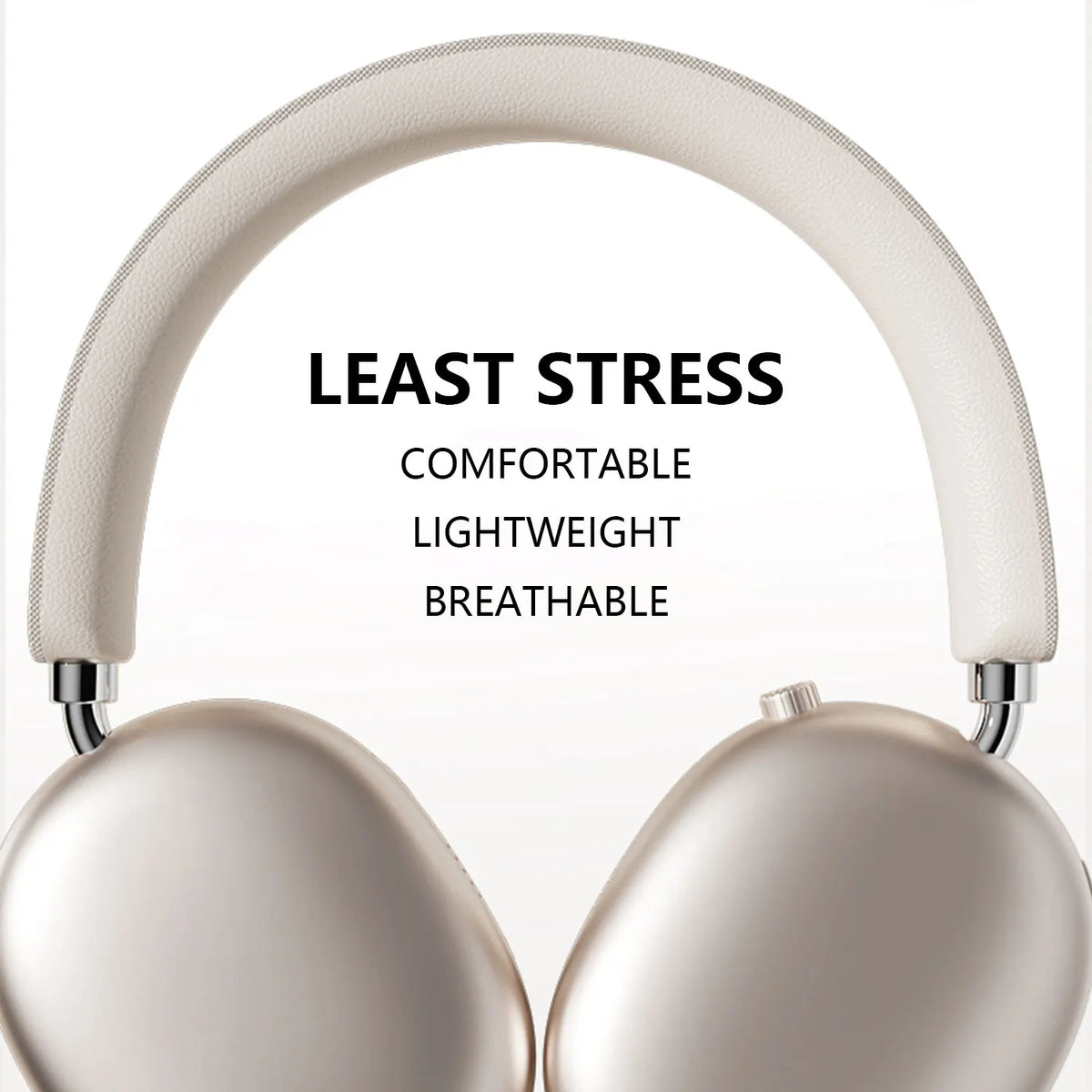 Wireless Bluetooth Headphones With Noise Cancellation And Microphone For Apple