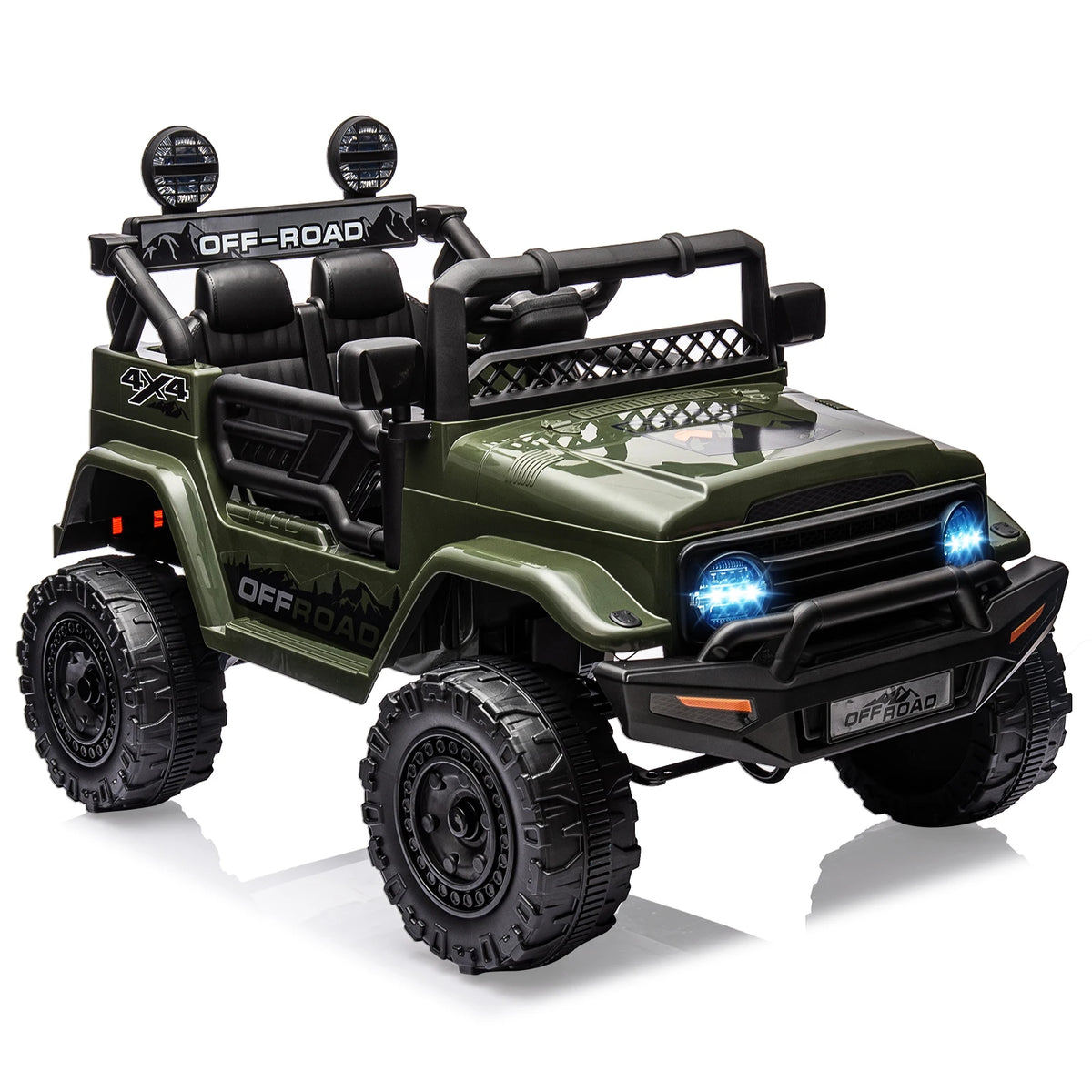 12V Kids Ride On Car Two-Seater With Remote Control