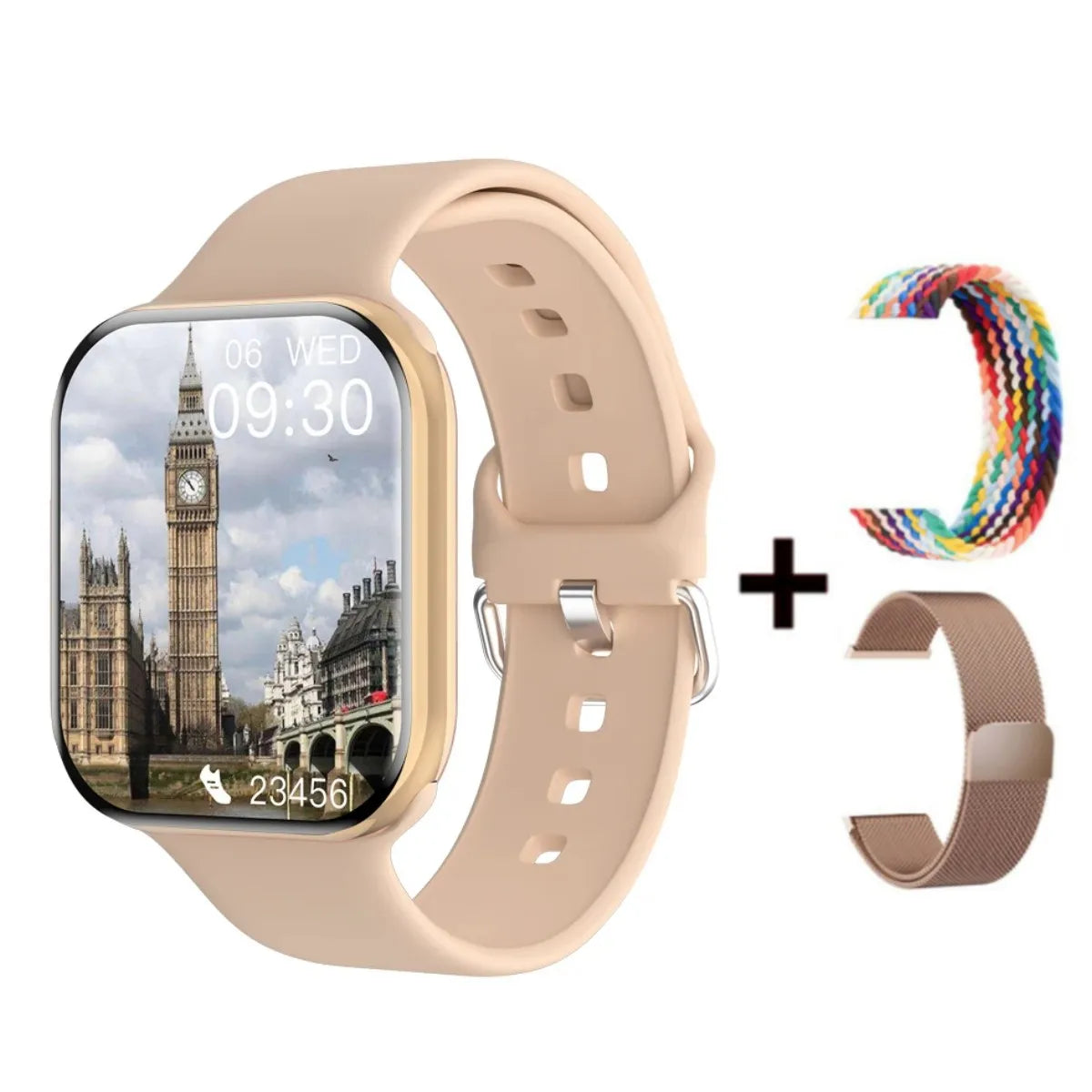 Waterproof Nfc Smartwatch With Bluetooth Calling And Heart Rate