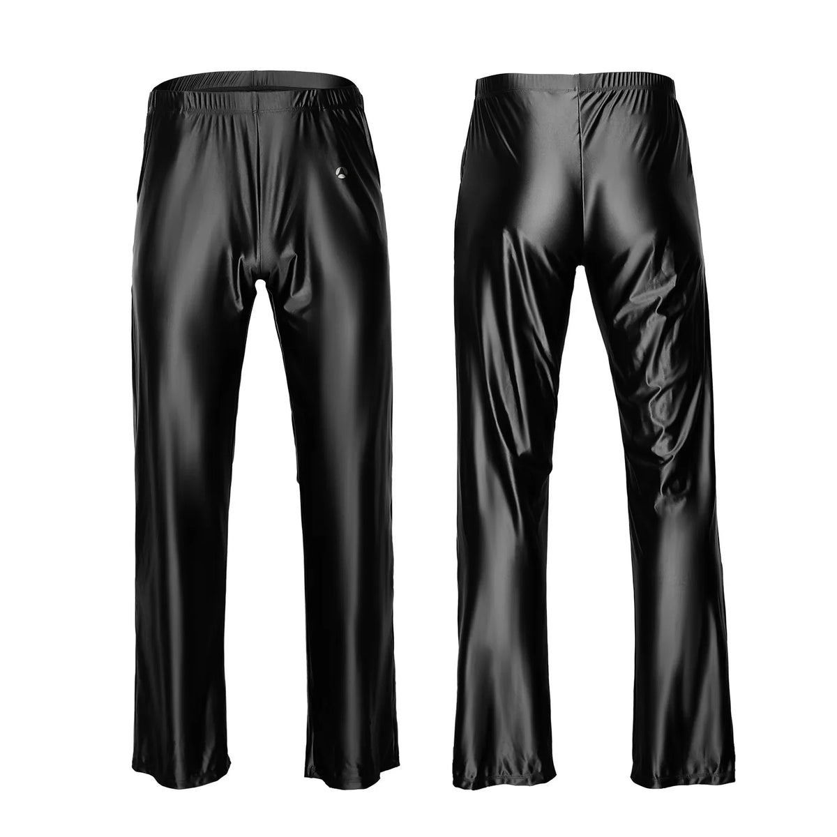 X Clock Nyoung Men Shiny Satin Swim Pants Comfortable Activewear