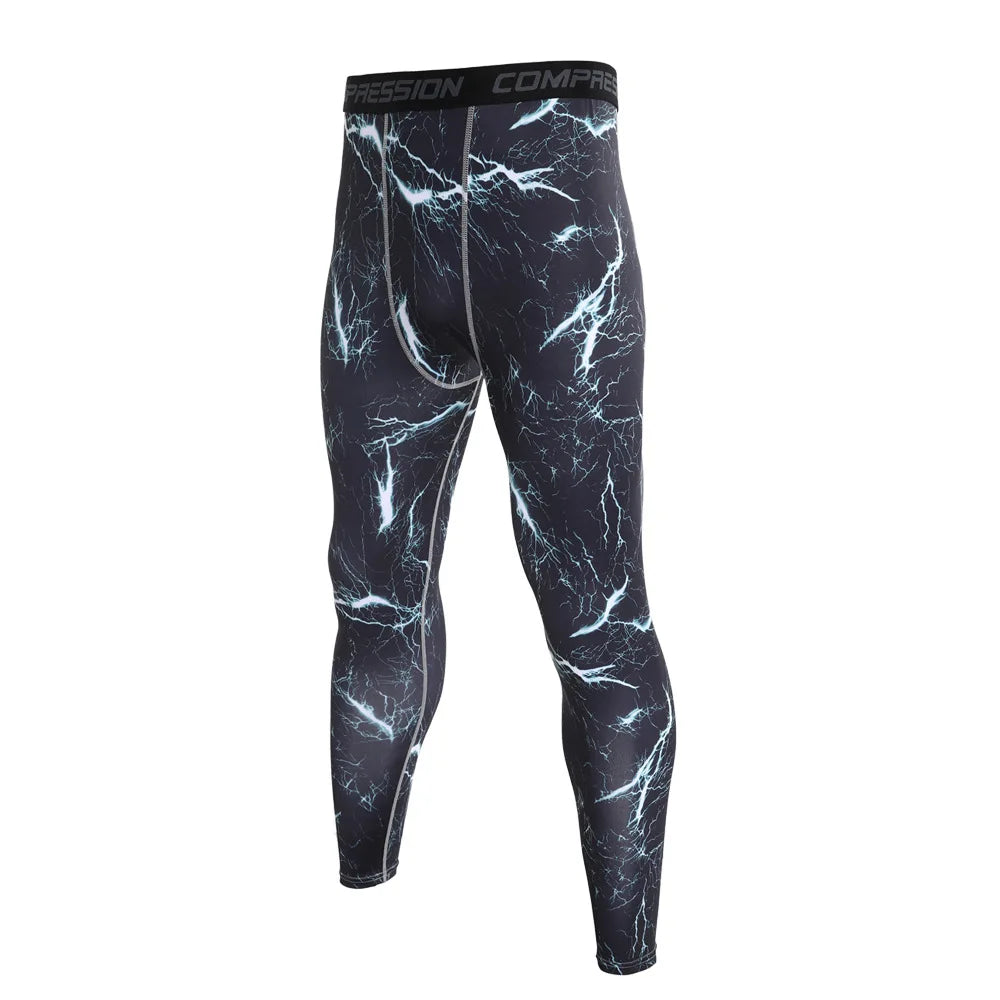Men Camouflage Sports Leggings Men Running Training Compression Leggings Quick Dry Trousers Fitness Pants Running Jogging Tights