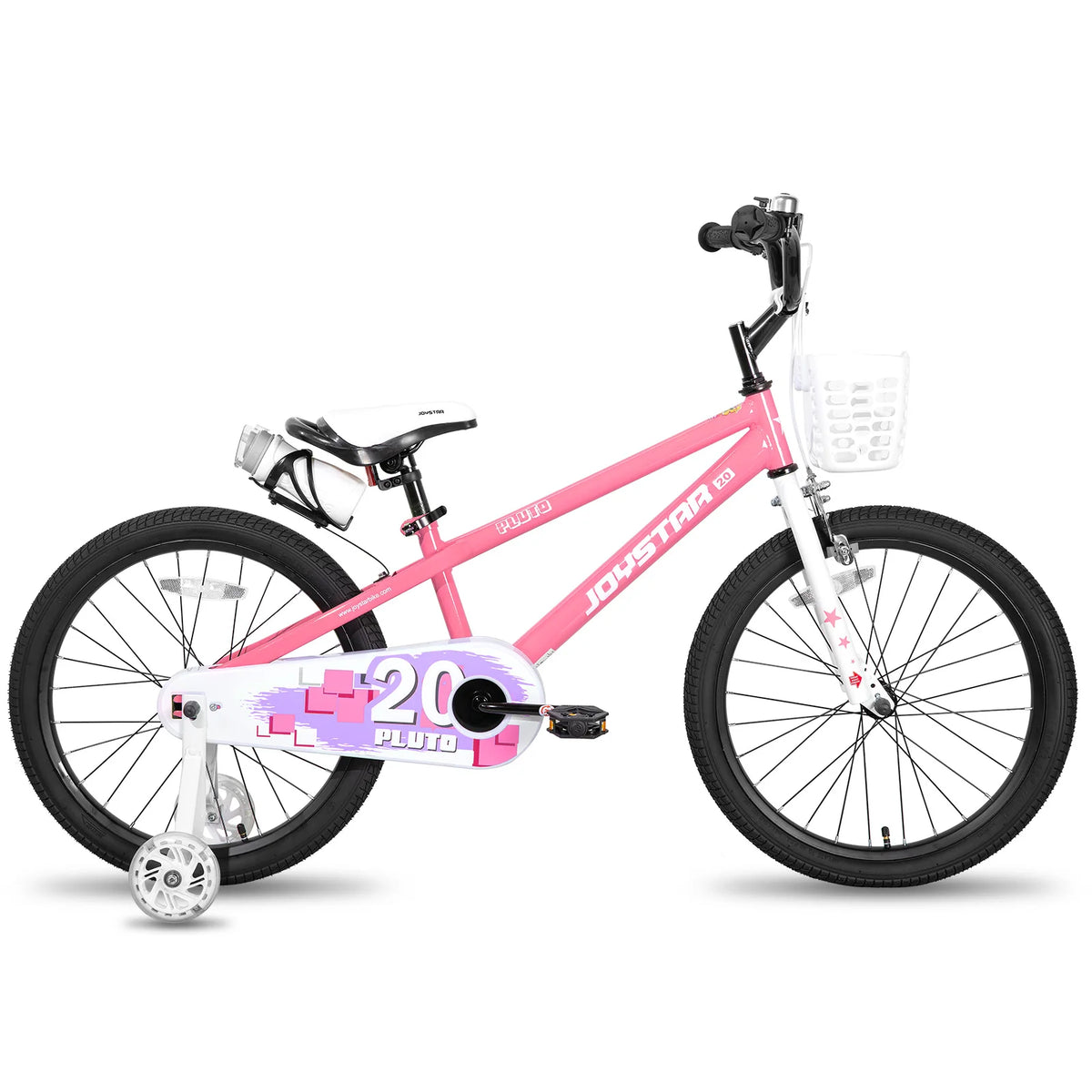 JOYSTAR Kids Bicycle With Light Up Training Wheels