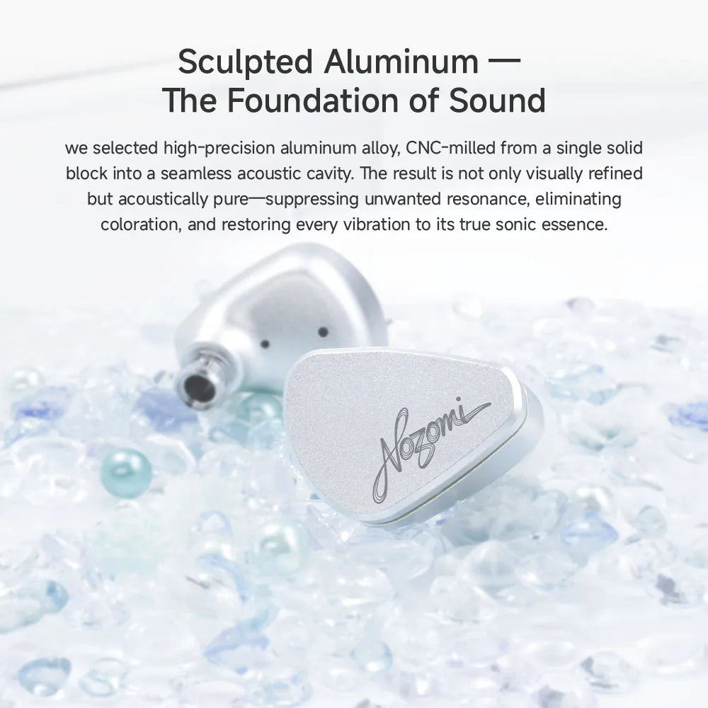 CVJ NOZOMI In-ear Monitor Earphones 2DD+1PD New Planar 3 Unit HIFI Earbuds Interchangeable Panel Nozzle (Anime Collaboration)