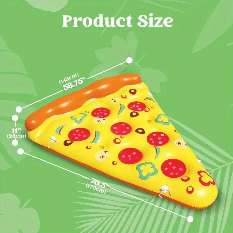 Joyfy Giant Inflatable Pizza Slice Pool Float For Adults