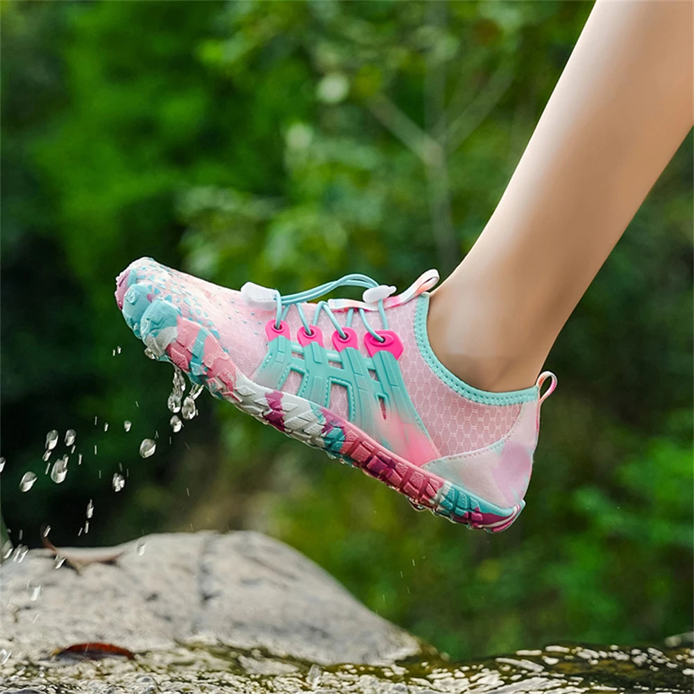 Womens Water Shoes Five Fingers Quick Dry Non Slip Trekking