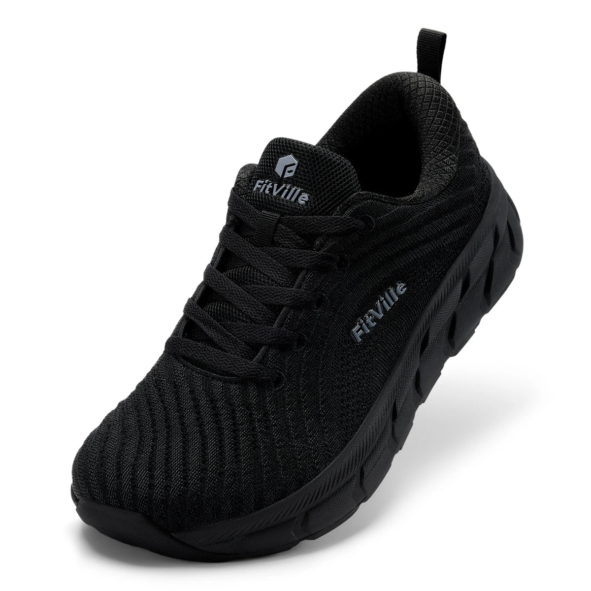Fitville Men's FlowCore Running Shoes Wide Toe Box Cushioned