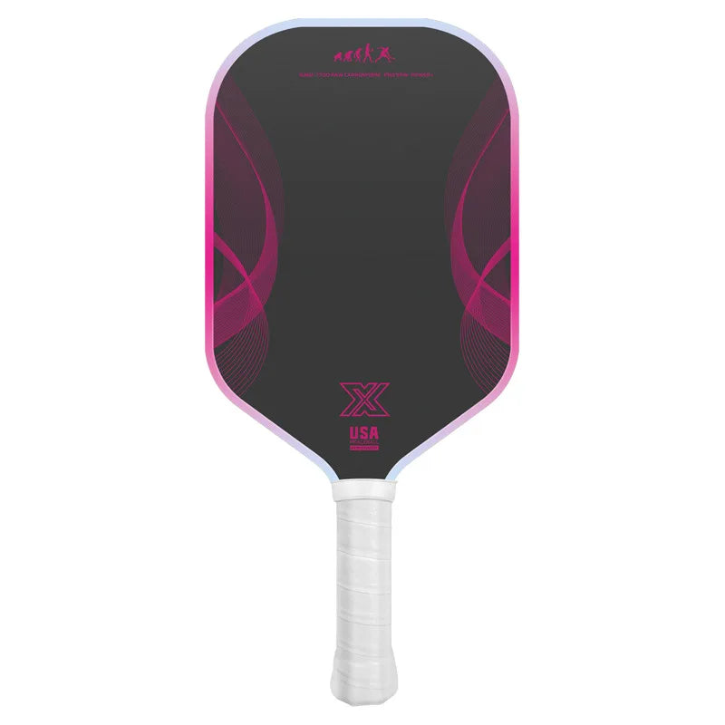 Professional Pickleball Paddles - 16mm Thick, T700 Matte CF Face, PP High-Elastic Honeycomb Core Lightweight Pickle Ball Paddle