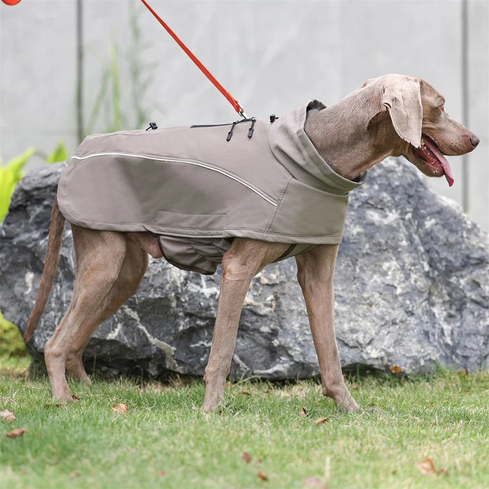 Glorious Kek Waterproof Outdoor Reflective Soft Shell Dog Coat