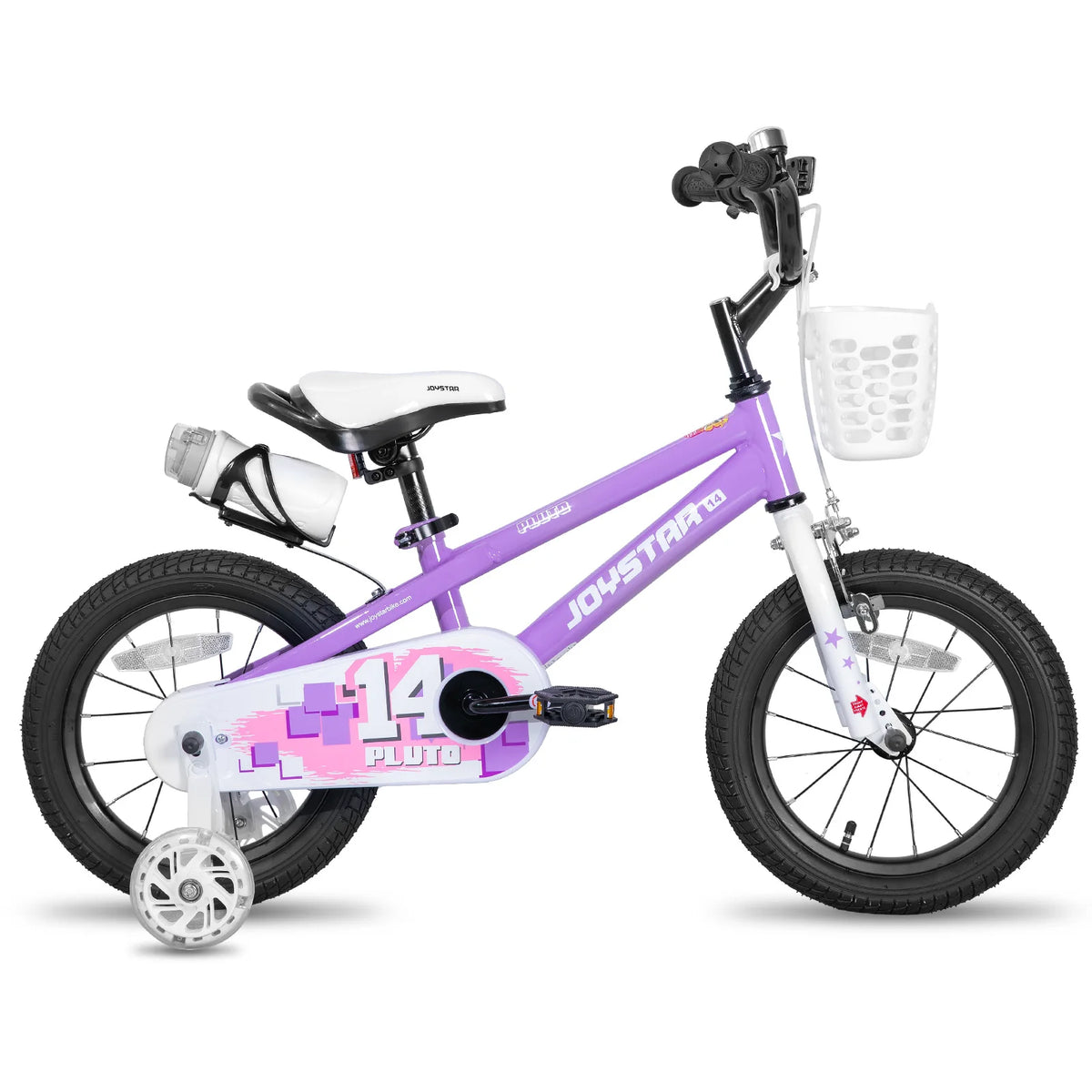 JOYSTAR Kids Bicycle With Light Up Training Wheels