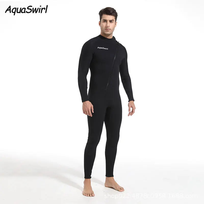 Neoprene Diving Wetsuit For Men Scuba Surf Fishing Underwater Gear