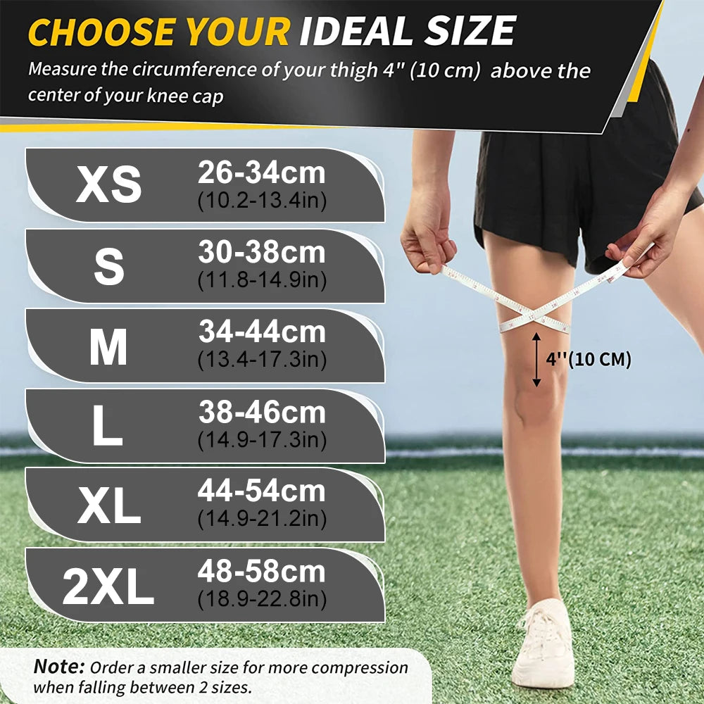 Protective Compression Knee Pads For Sports And Exercise