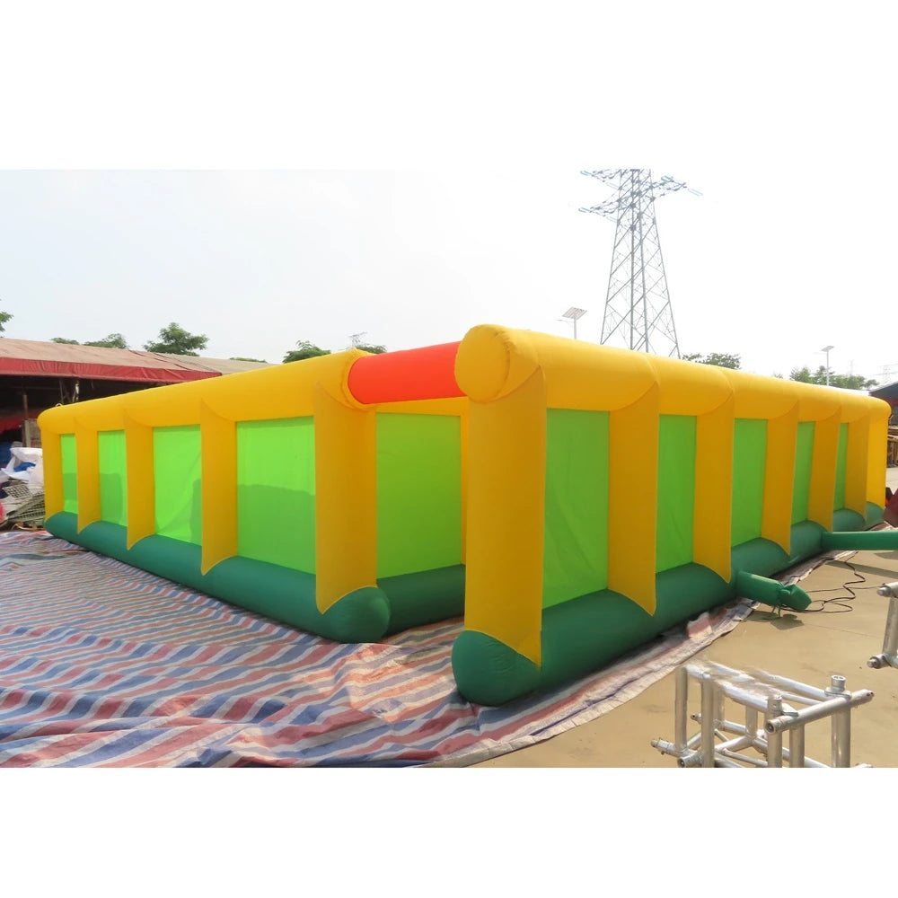 For Outdoor Events: High - Quality Inflatable Maze, Along with Inflatable Obstacles Games. It's a Kids' Corn Maze, a Funny Park