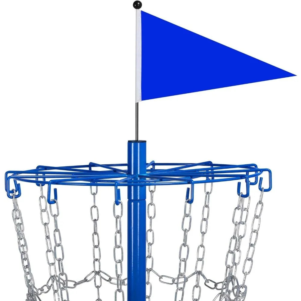 Portable Disc Golf Basket Set of 2 Metal Frisbee Golf Target for Indoor Outdoor