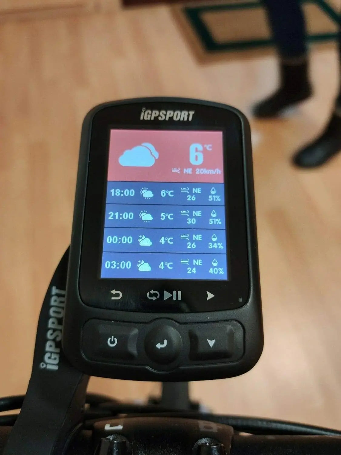 YTYIN iGS620 GPS Cycling Computer With ANT Plus Alerts Map