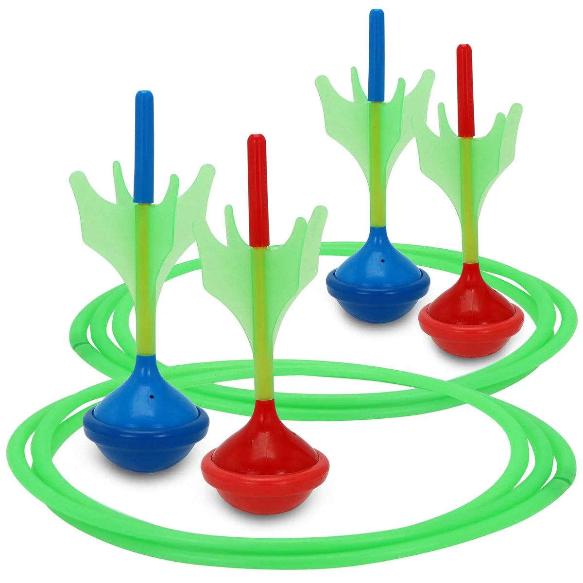 Joyfy 6 Piece Glow In The Dark Lawn Darts Yard Game Set For Family Outdoor Fun