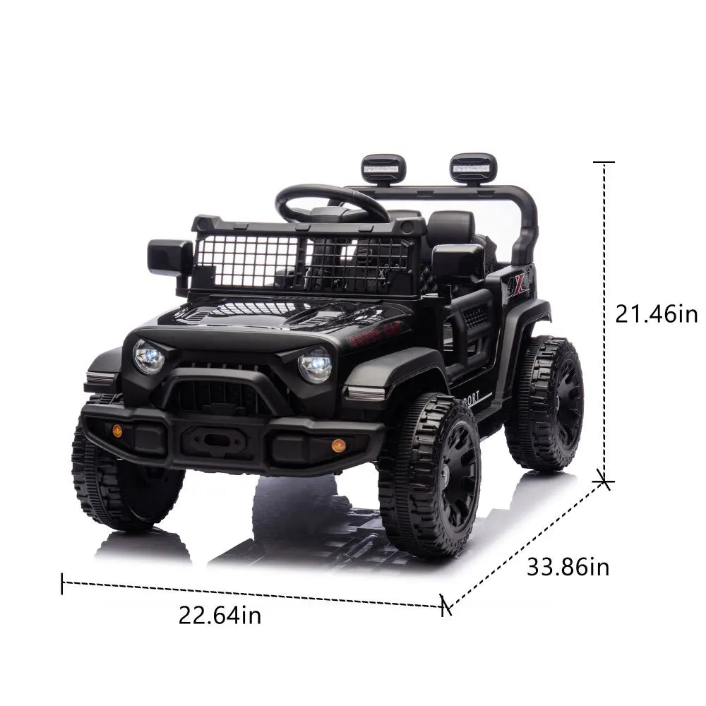 Kids Electric Ride on Car With Parent Control And Led Lights