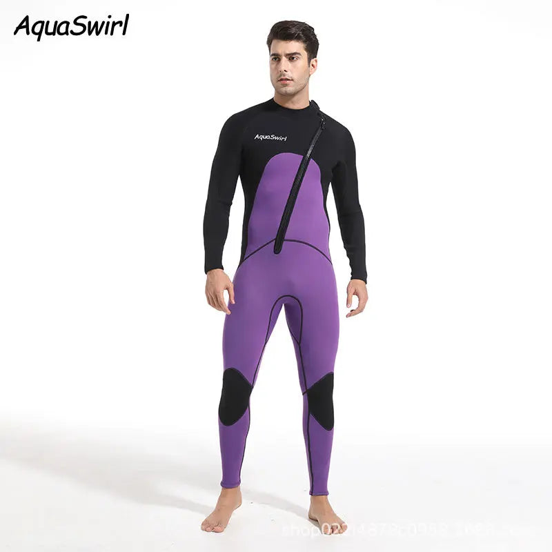 Neoprene Diving Wetsuit For Men Scuba Surf Fishing Underwater Gear
