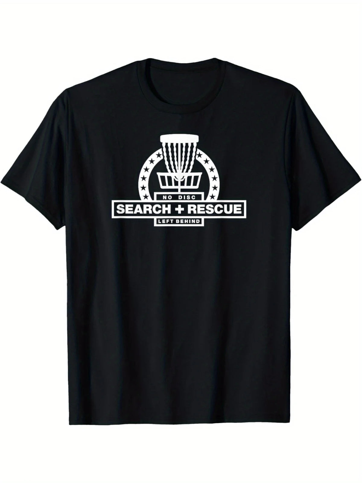 Men's Cotton Search And Rescue Flying Disc Golf Tshirt
