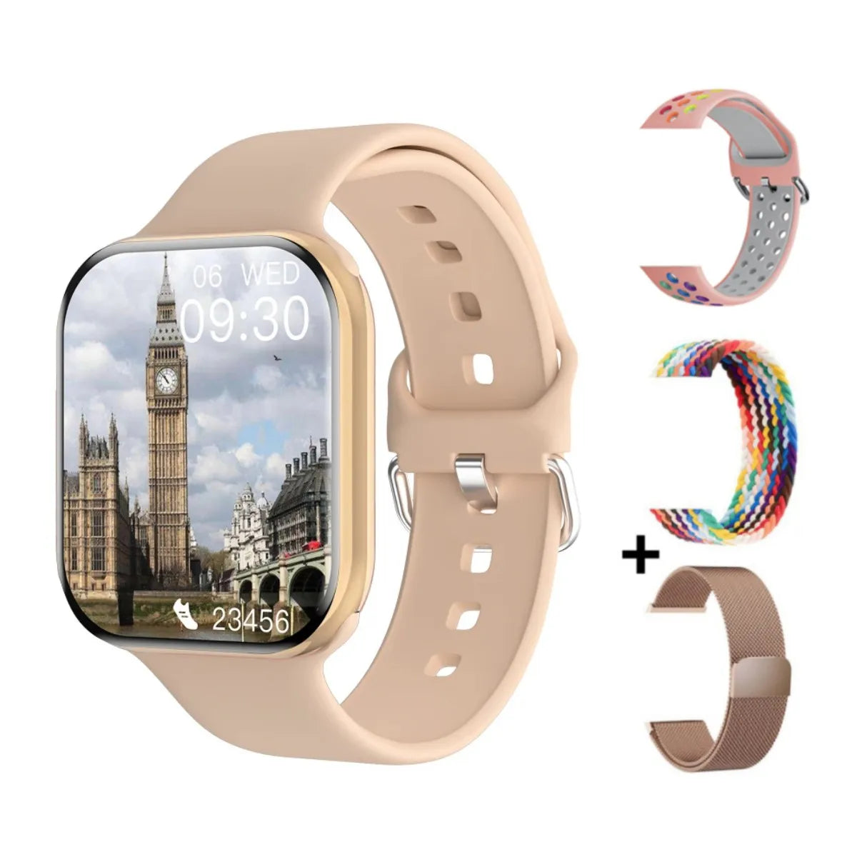 Waterproof Nfc Smartwatch With Bluetooth Calling And Heart Rate