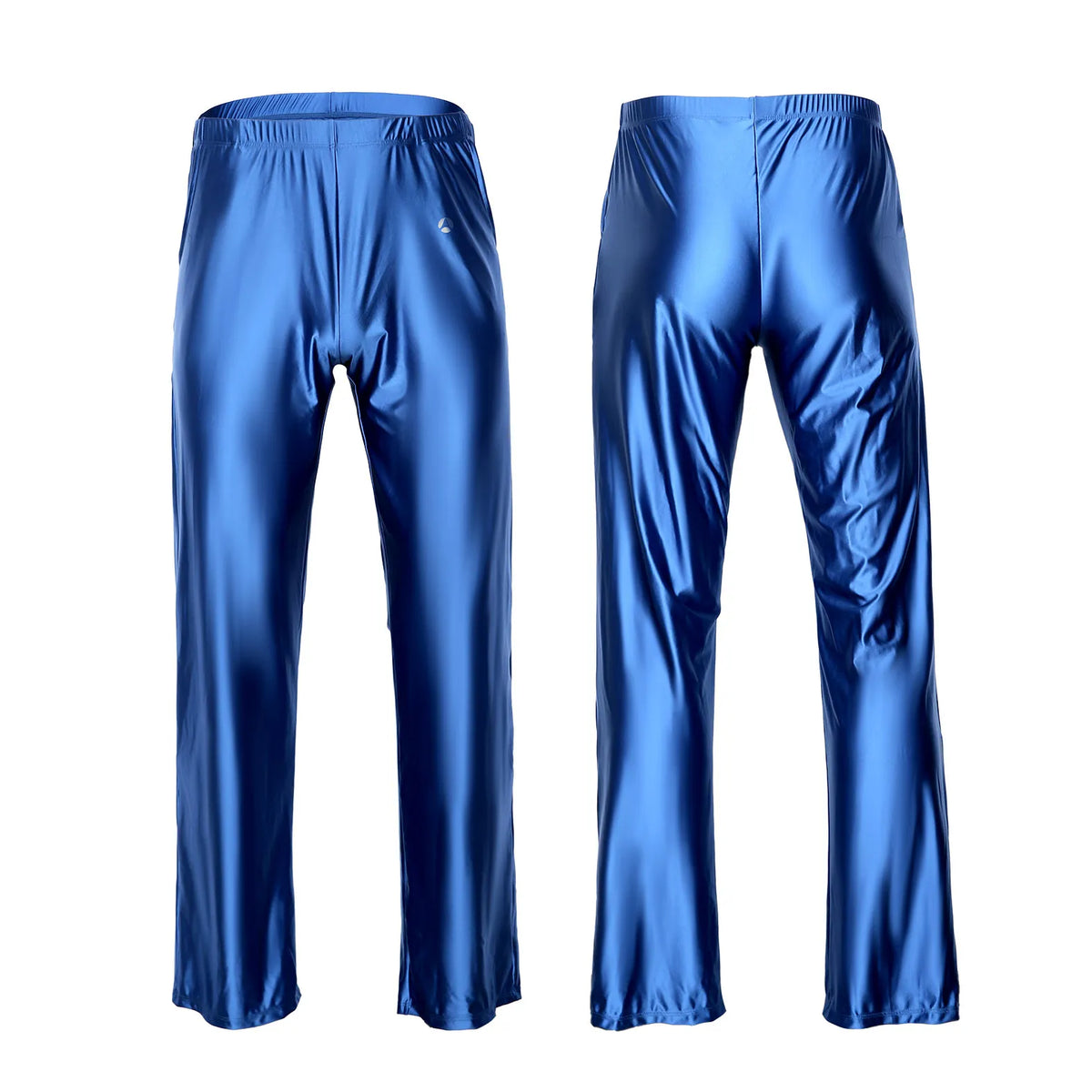 X Clock Nyoung Men Shiny Satin Swim Pants Comfortable Activewear