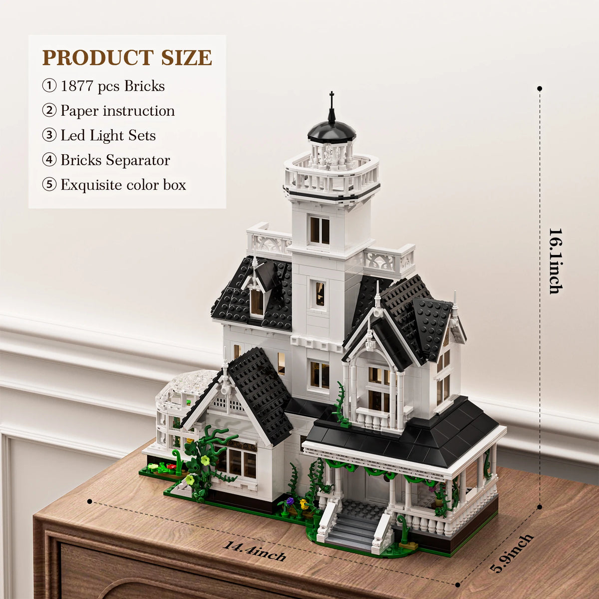 Architecture Compatible Building Blocks Set For Room Decor