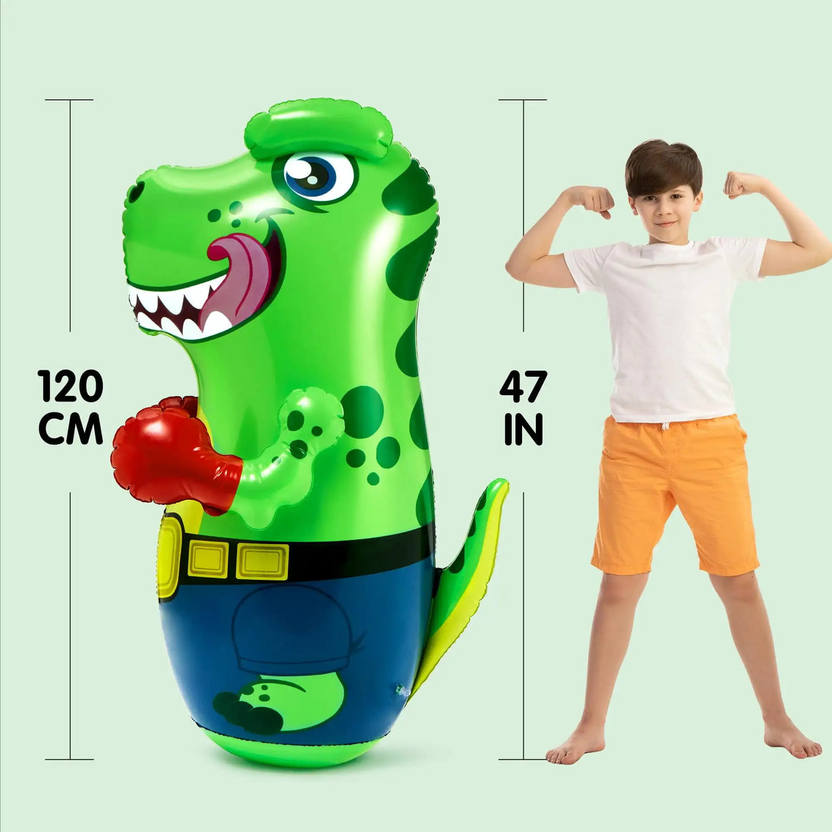 Joyfy T Rex Punching Bag For Kids With Bounce Back