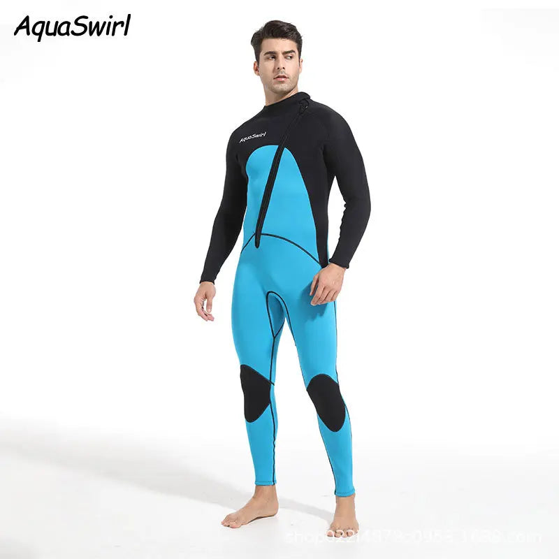Neoprene Diving Wetsuit For Men Scuba Surf Fishing Underwater Gear