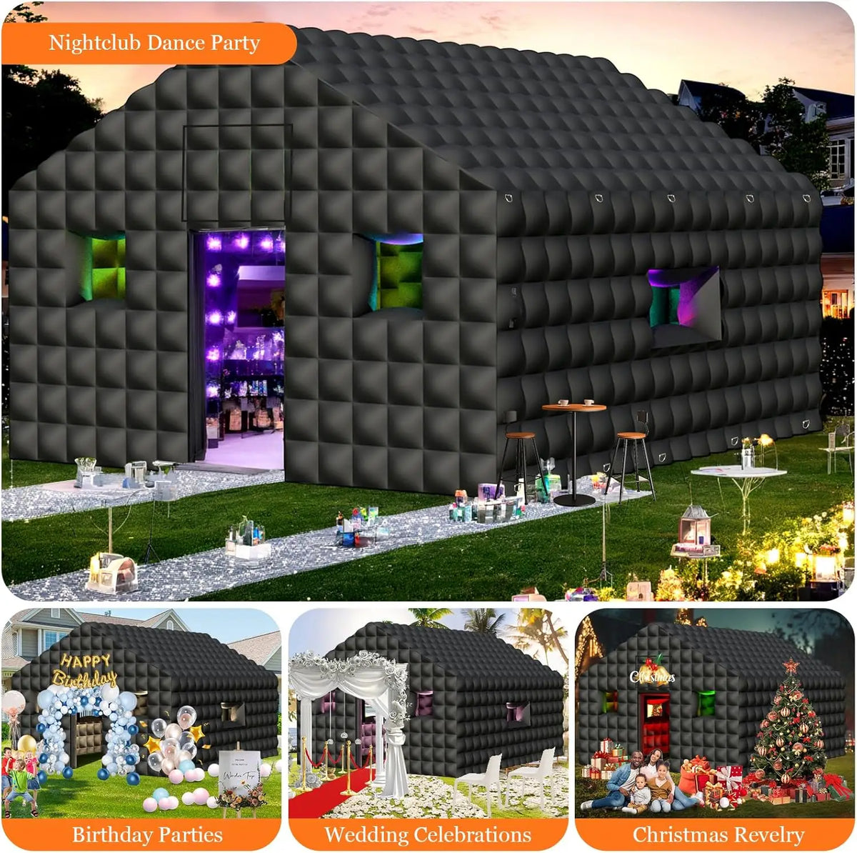 Ybzchlm Commercial Inflatable Nightclub Party Celebration Tent