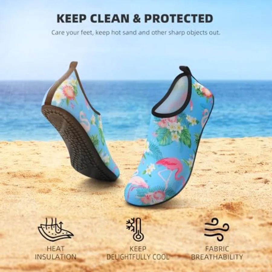 Athmile Women Barefoot Water Shoes Quick Dry Aqua Socks