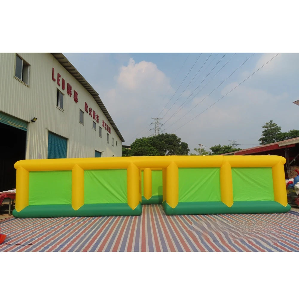 For Outdoor Events: High - Quality Inflatable Maze, Along with Inflatable Obstacles Games. It's a Kids' Corn Maze, a Funny Park