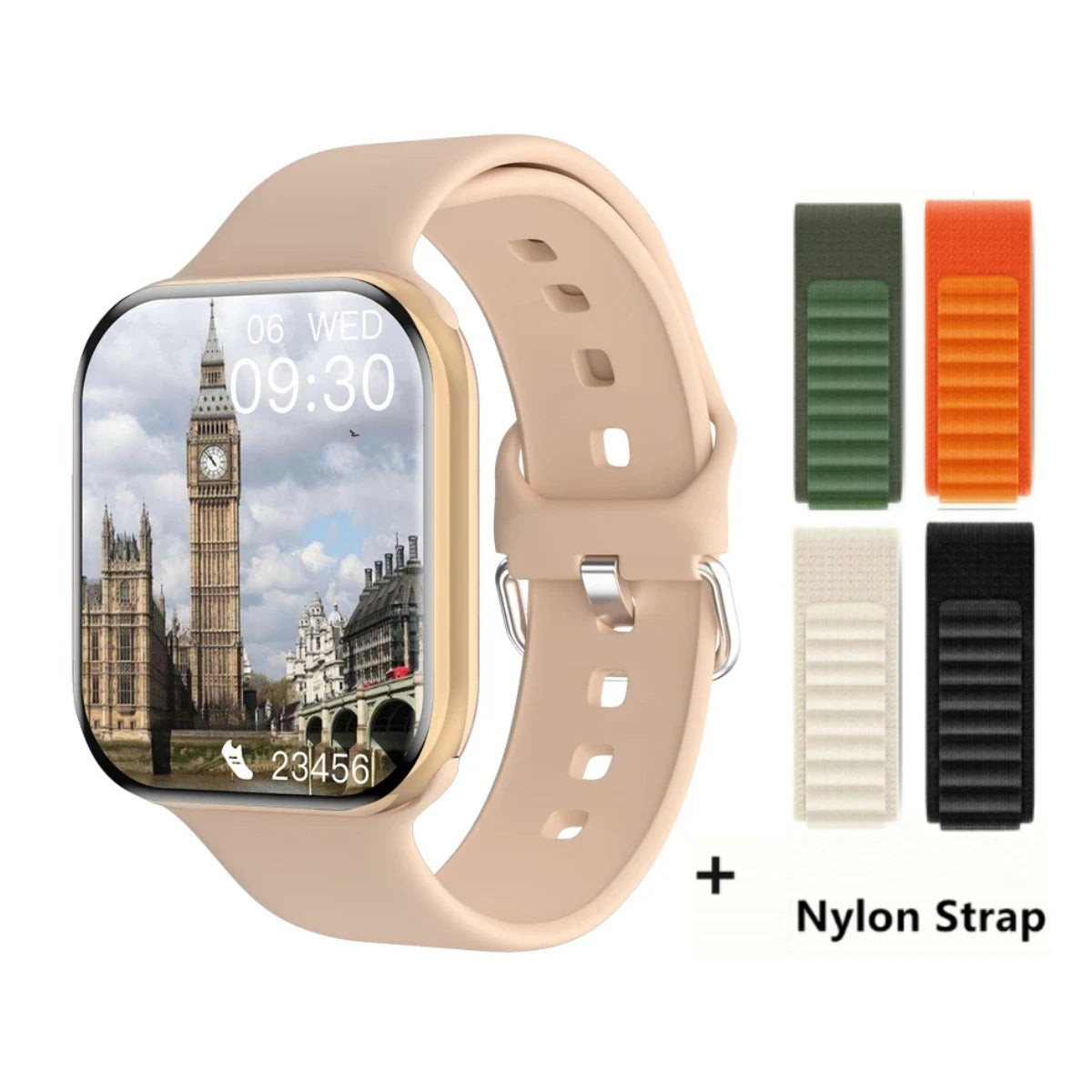 Waterproof Nfc Smartwatch With Bluetooth Calling And Heart Rate