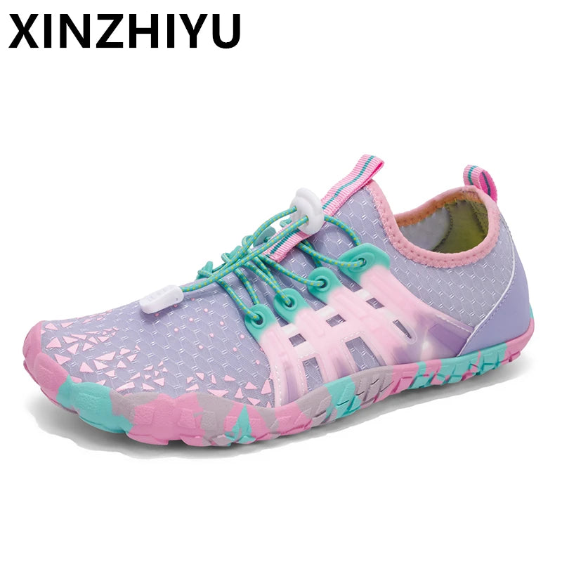 Womens Water Shoes Five Fingers Quick Dry Non Slip Trekking
