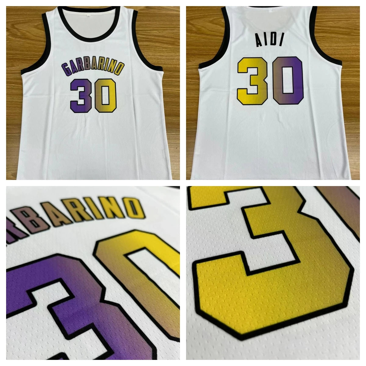 WAKDOP Custom Reversible Basketball Jersey With Team Name And Number