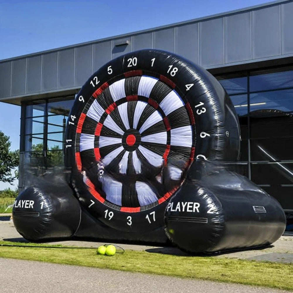 Ignite the Competitive Flames! Unleash Endless Fun with Our Inflatable Soccer Dartboard at Outdoor Parties. Dive into a world of