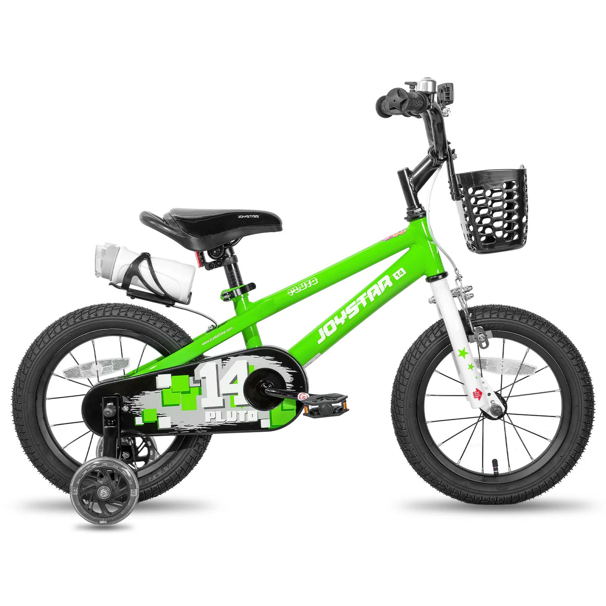 JOYSTAR Kids Bicycle With Light Up Training Wheels