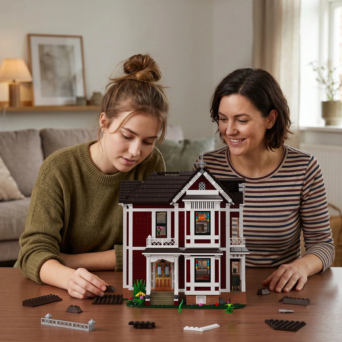 BuildMoc Charmed Halliwell Manor Building Blocks Set Model Kit