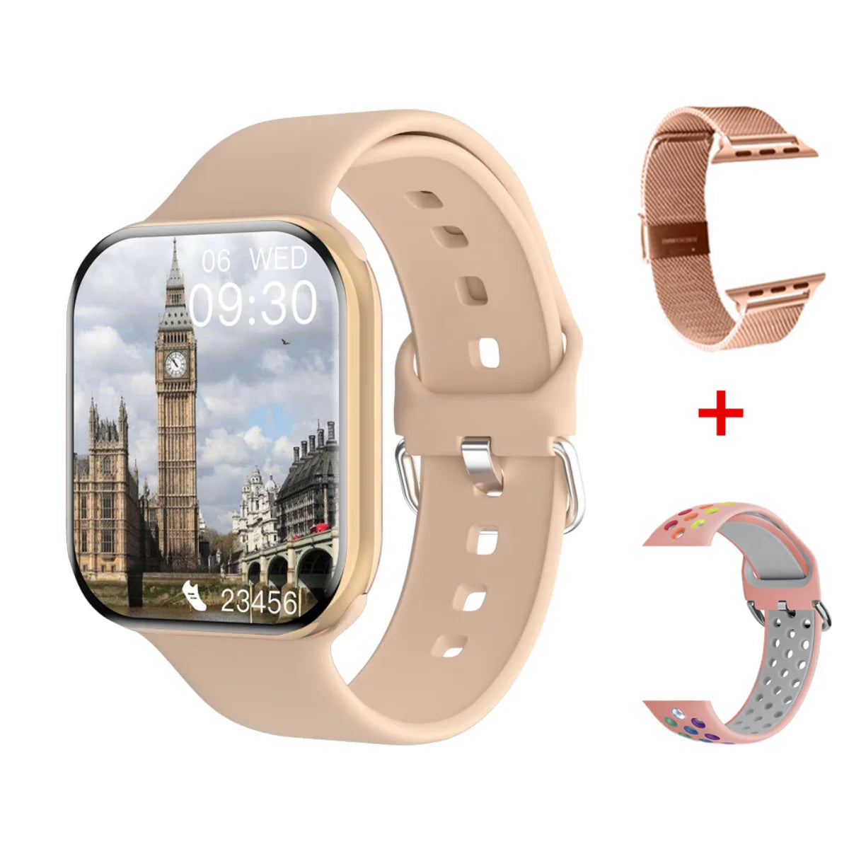 Waterproof Nfc Smartwatch With Bluetooth Calling And Heart Rate