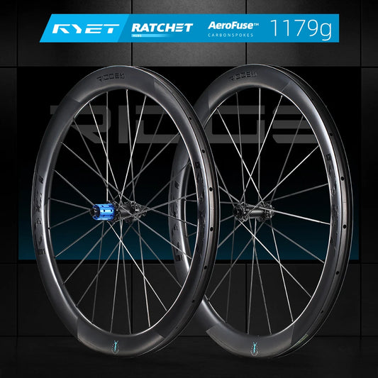 Ryet Ceramic Ratchet Carbon Road Wheelset Tubeless Disc Brake