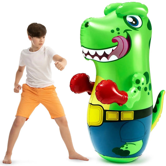 Joyfy T Rex Punching Bag For Kids With Bounce Back