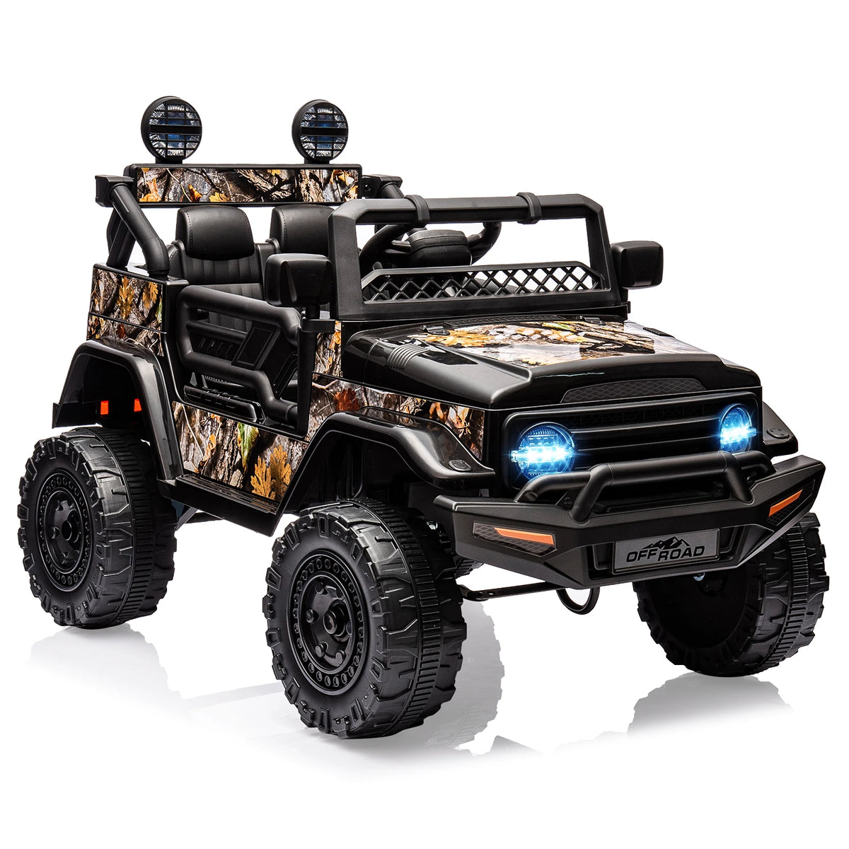 12V Kids Ride On Car Two-Seater With Remote Control