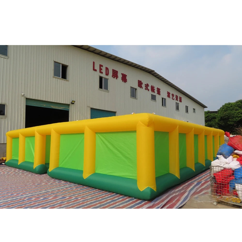 For Outdoor Events: High - Quality Inflatable Maze, Along with Inflatable Obstacles Games. It's a Kids' Corn Maze, a Funny Park