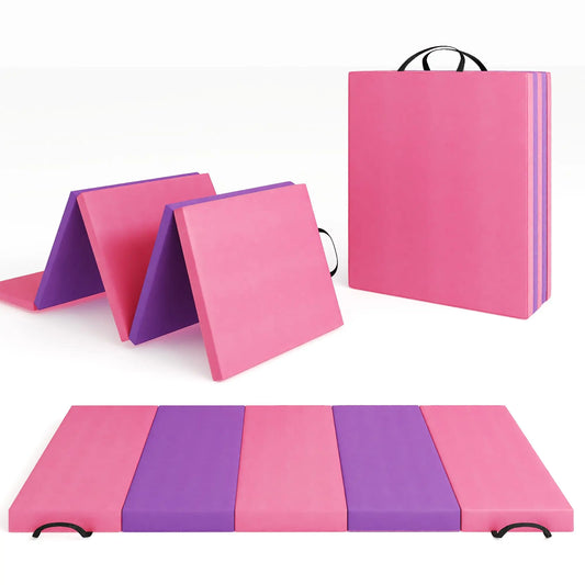 HiMISS Gymnastics Mat 4-5 Fold Tumbling Mat For Home Gym